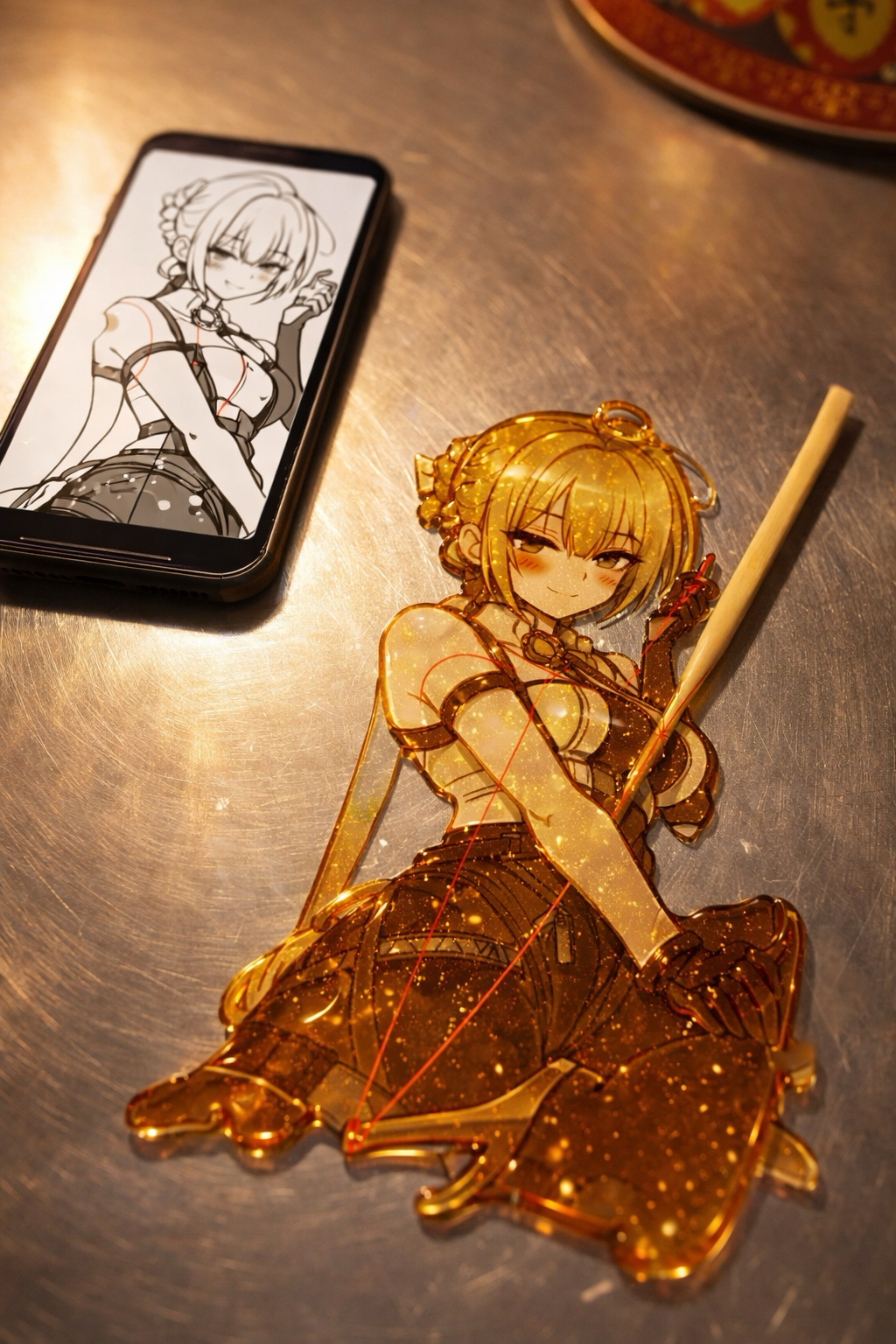 写实近景美食摄影 prompt preview