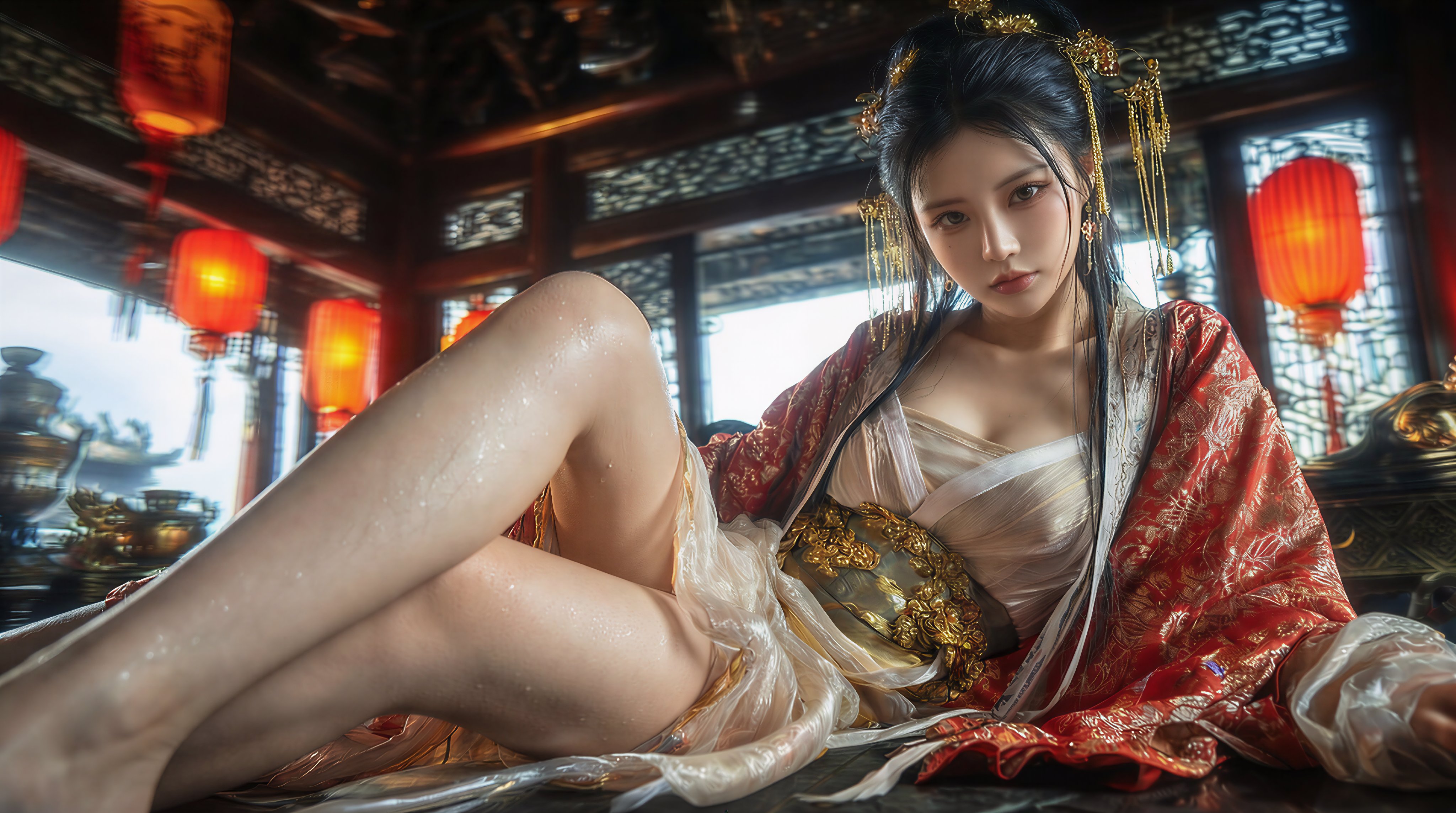 早，起床饮茶啦 prompt preview