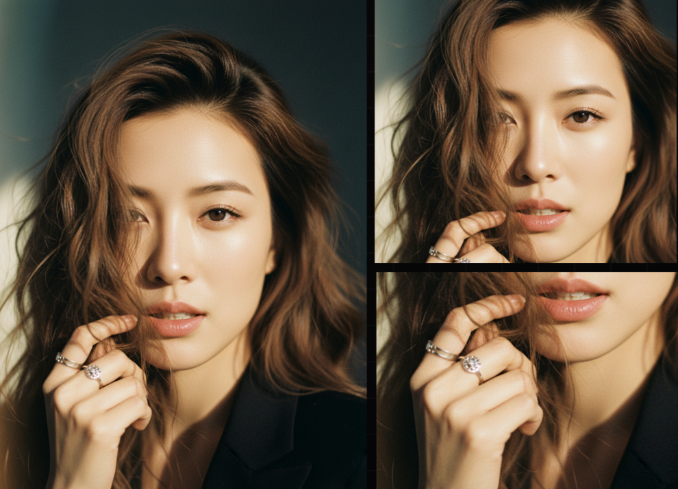 写实特写肖像 prompt preview