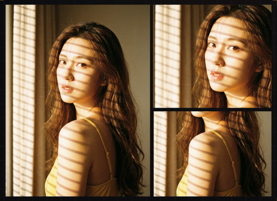 时尚光影肖像 prompt preview