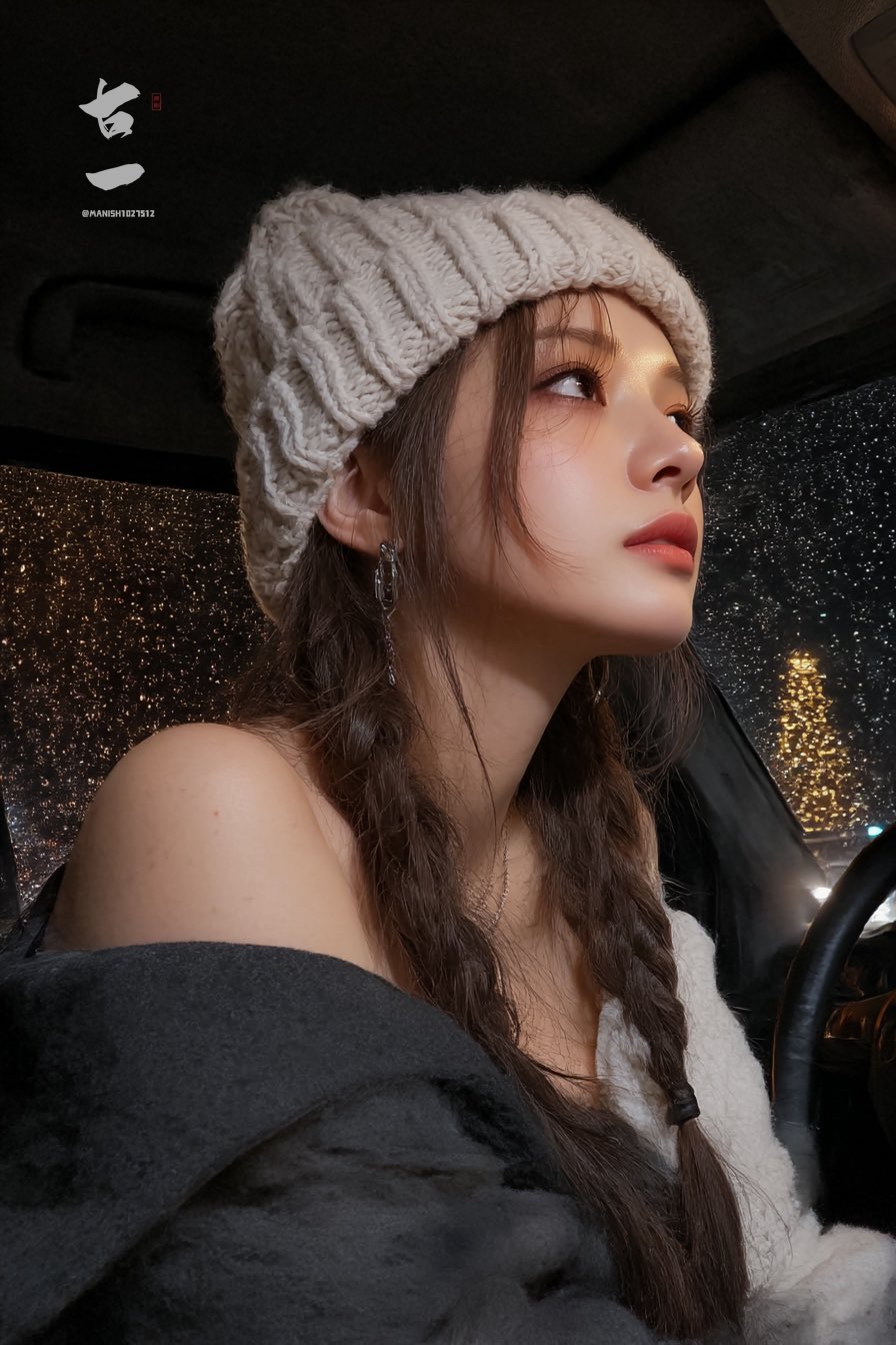 A young East Asian beauty prompt preview